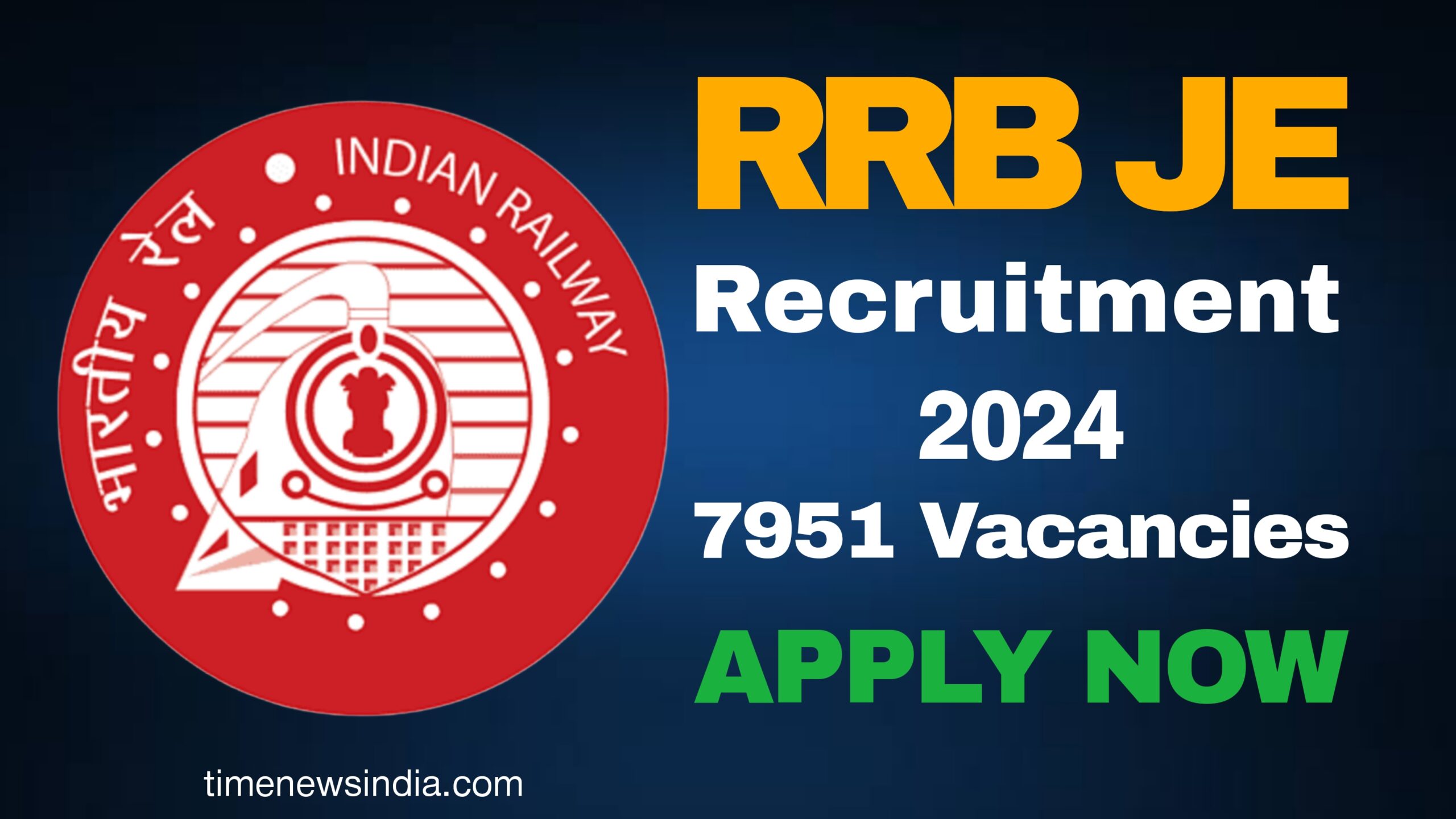 RRB JE Recruitment 2024