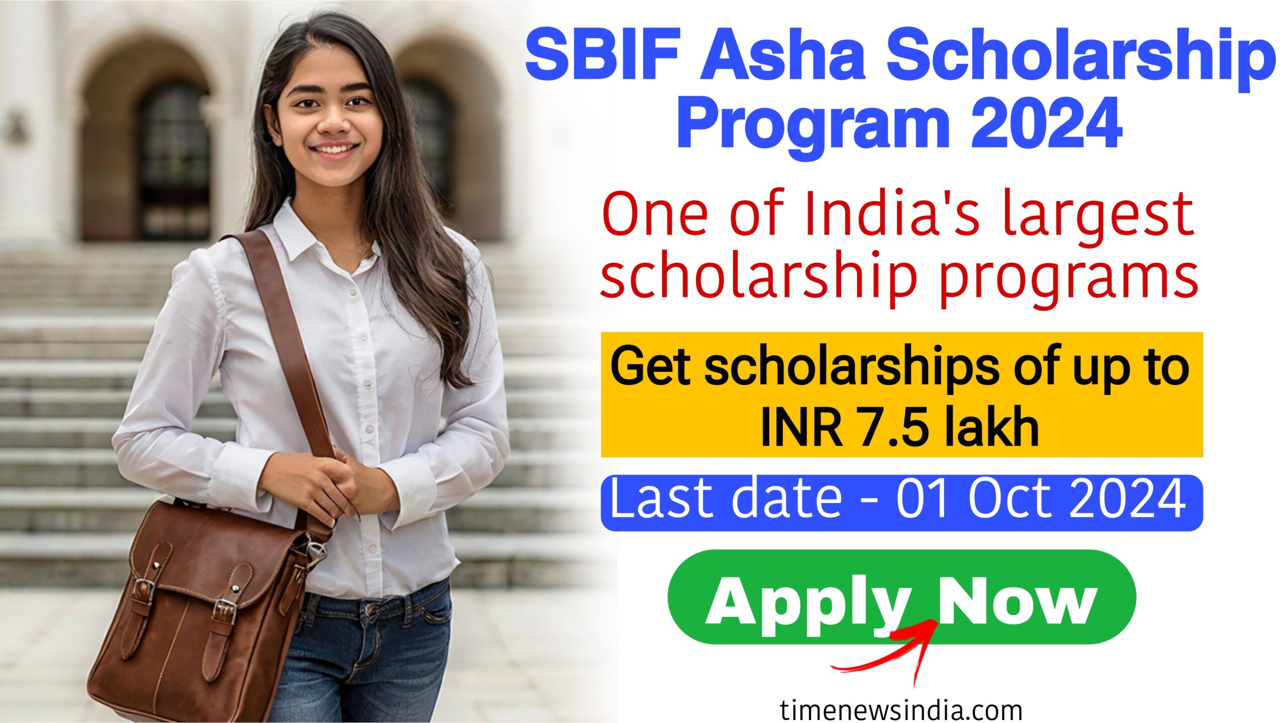 SBIF Asha Scholarship Program 2024